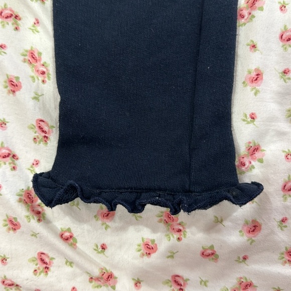 Gucci Kids Navy Blue Sweatpants with Embroidered Bee Detail - Picture 3 of 6